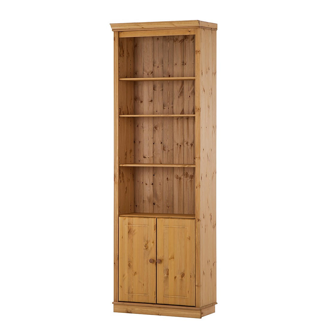 Etajera, 74/223/37 cm, culoare lemn pin,