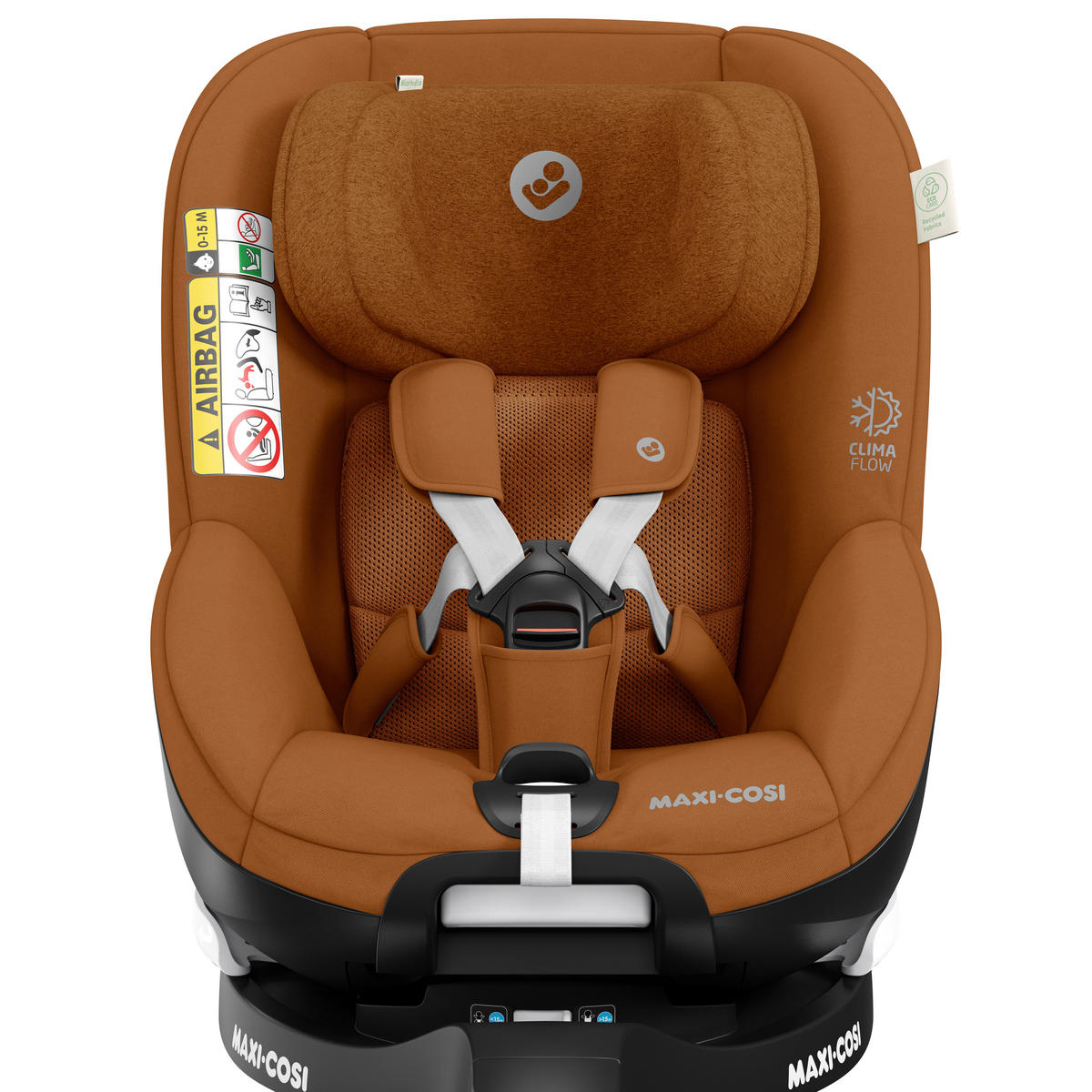 KINDERAUTOSITZ Mica Pro Eco i-Size Authentic Cognac   - Cognac, Basics, Kunststoff/Textil (44,2/64,8/68,3cm) - Maxi-Cosi
