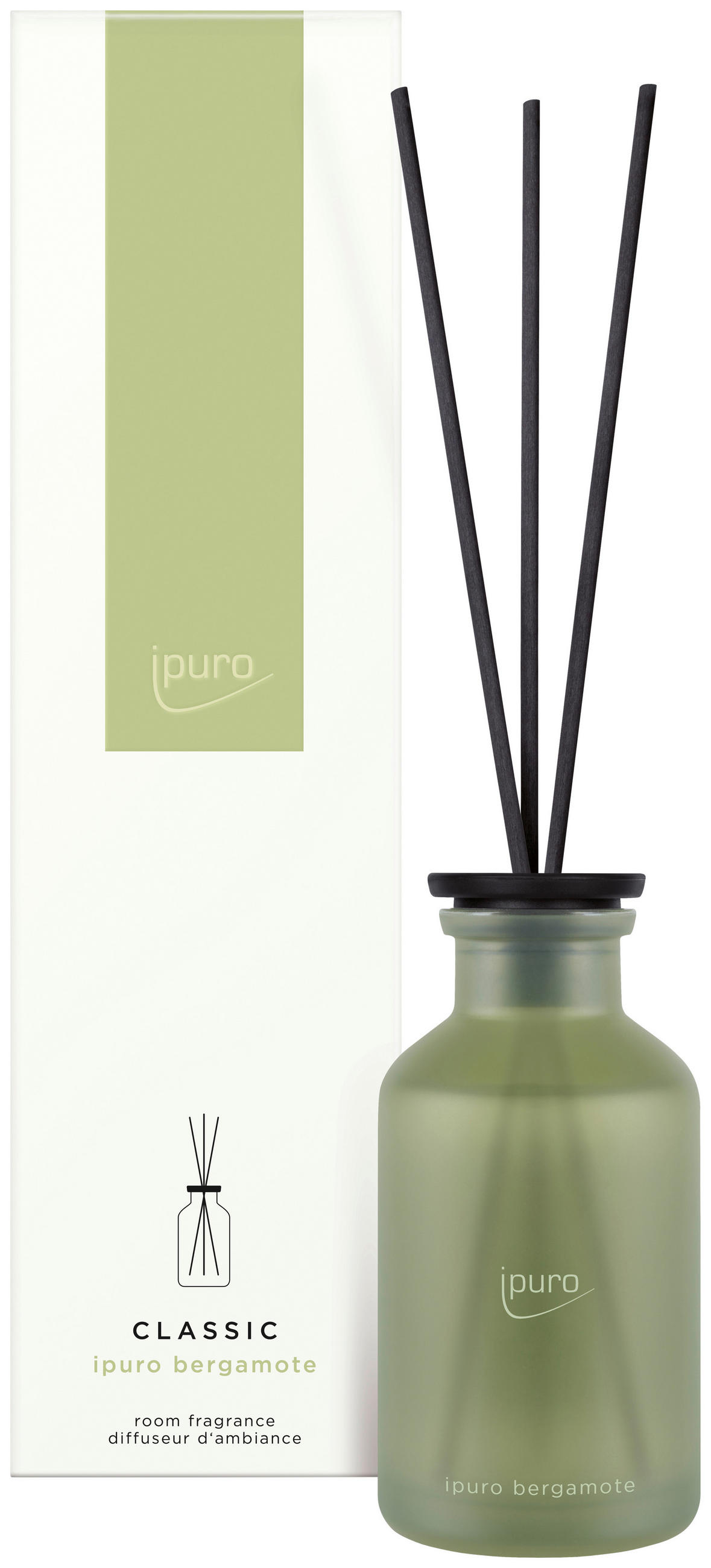 DIFUZOR DE AROME  bergamotă, lemnos  - măsliniu, Basics (240ml) - Ipuro