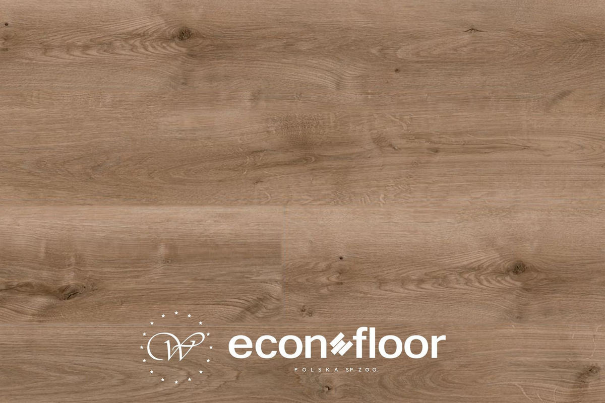 VINYLBODEN Econfloor LA BOHEME 55 ONTANO DARK  per  m² - Eichefarben, Basics, Kunststoff/Stein (23/128/0,57cm)