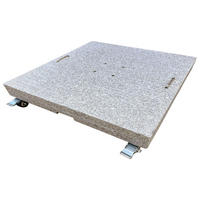 SONNENSCHIRMSTÄNDER - Grau, Basics, Stein (76/5/7cm) - Siena Garden