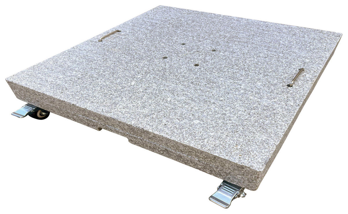 SONNENSCHIRMSTÄNDER - Grau, Basics, Stein (76/5/7cm) - Siena Garden