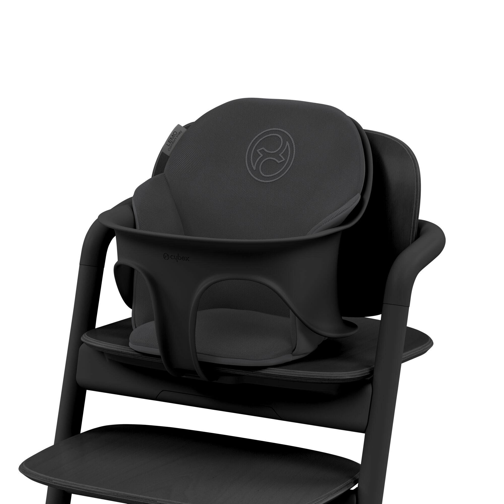 HOCHSTUHLEINLAGE Lemo Comfort Inlay  - Schwarz, Basics, Textil (35/15/20cm) - cybex GOLD