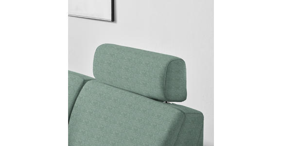 ECKSOFA  in Webstoff Türkis  165/224 cm  - Türkis/Schwarz, KONVENTIONELL, Kunststoff/Textil (165/224cm) - Xora