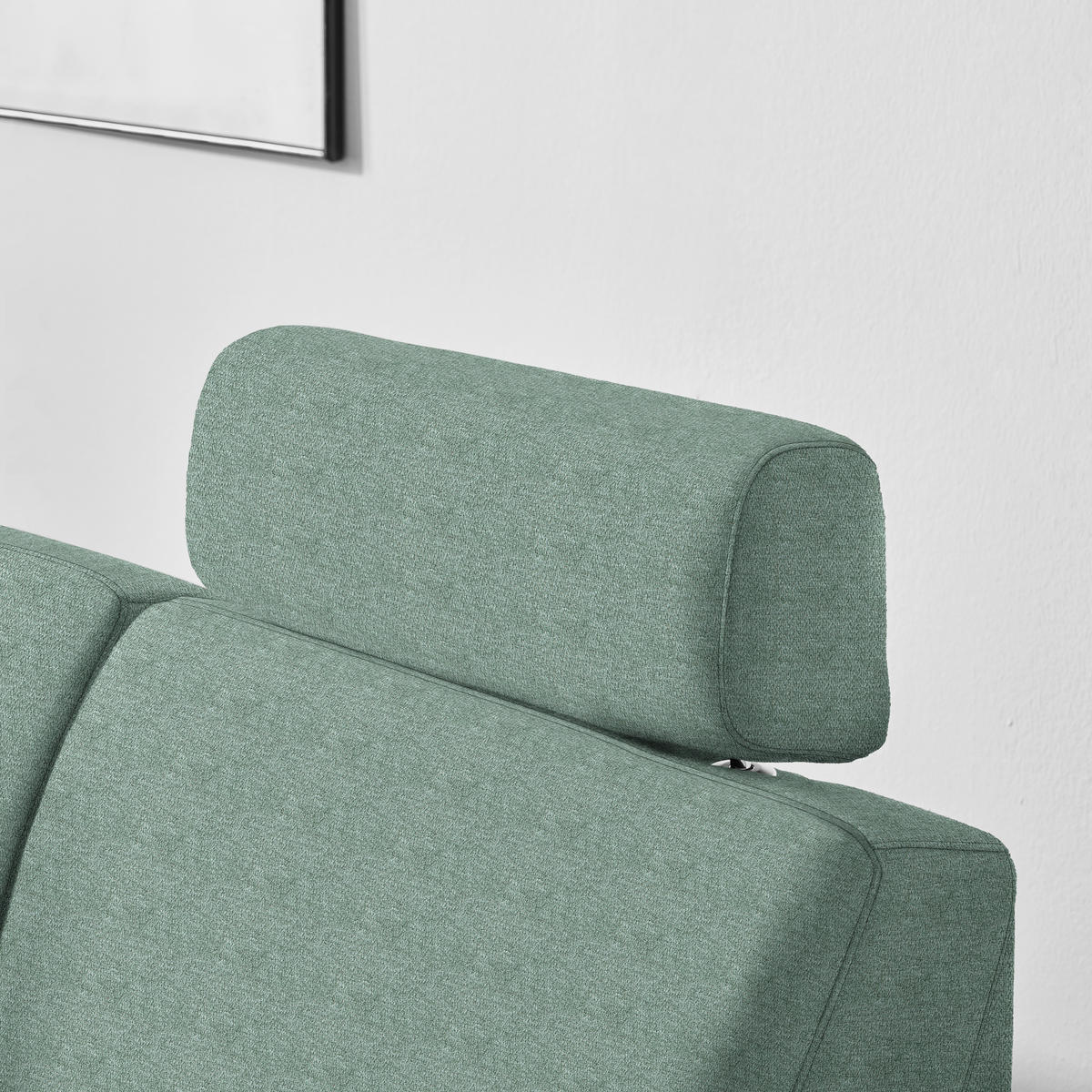 ECKSOFA in Webstoff Türkis  - Türkis/Schwarz, Konventionell, Kunststoff/Textil (165/224cm) - Xora