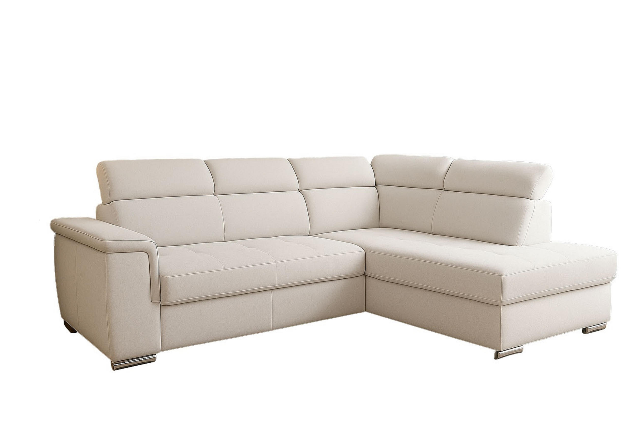 SAROKKANAPÉ textil bézs  - bézs, Basics, textil (260/203cm) - Carryhome