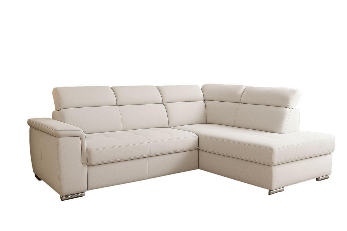 SAROKKANAPÉ textil bézs  - bézs, Basics, textil (260/203cm) - Carryhome