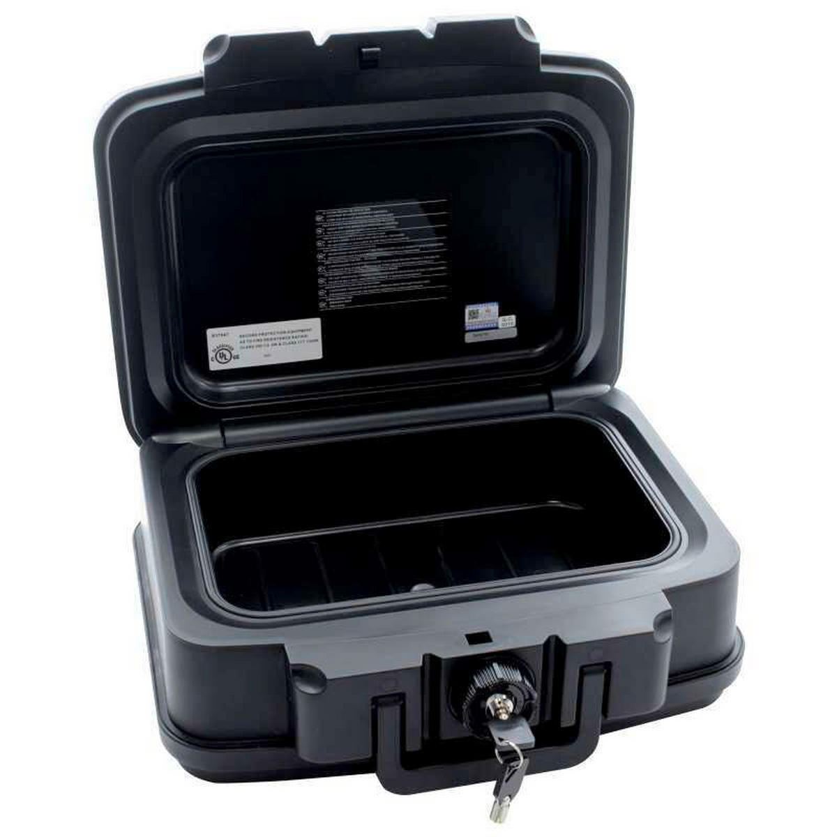 BRANDSCHUTZTRESOR - Schwarz, KONVENTIONELL, Kunststoff (38,2/16,5/32,4cm) - ROTTNER