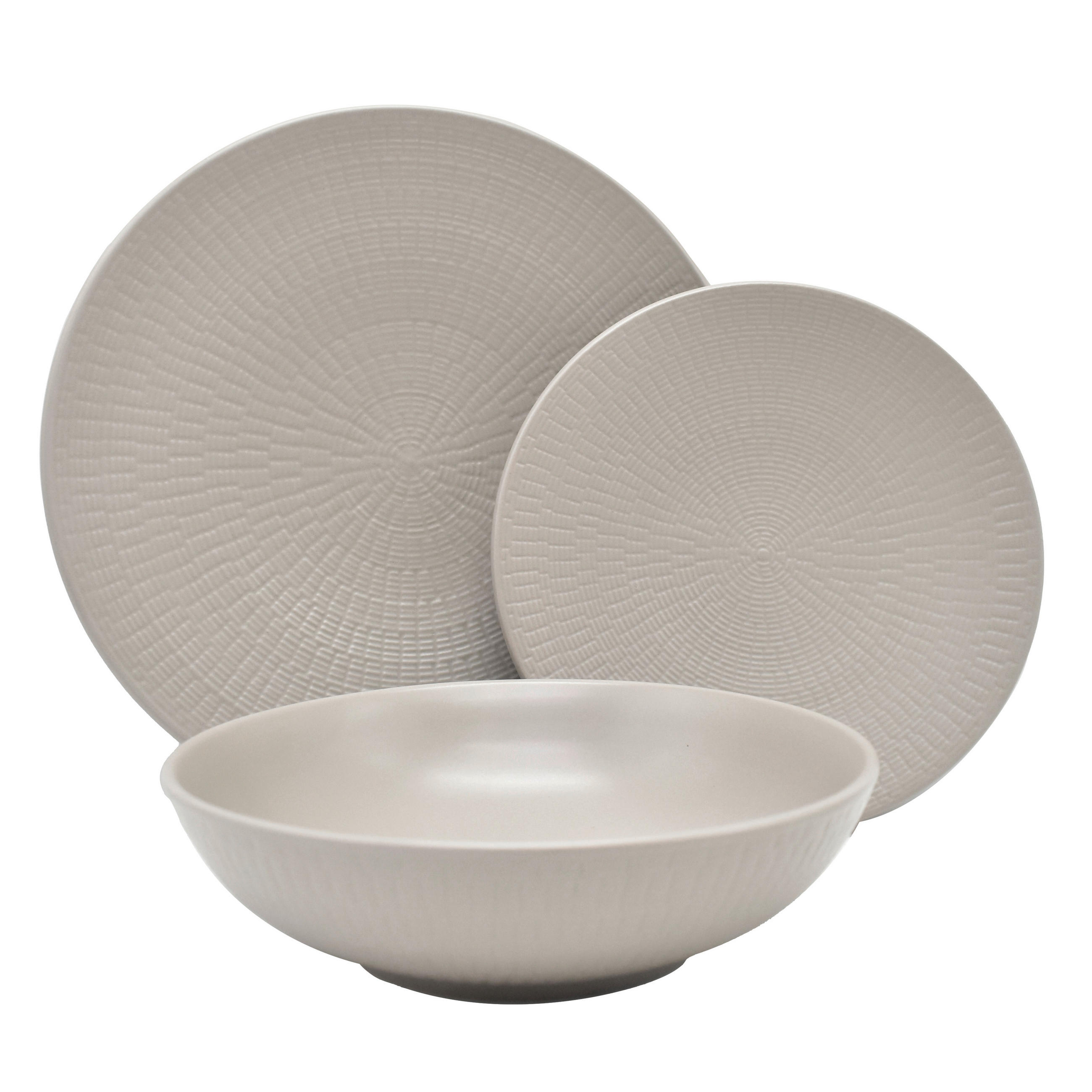 TAFELSERVICE Creme 18-teilig Blanka  - Creme, Basics, Keramik - Echtwerk