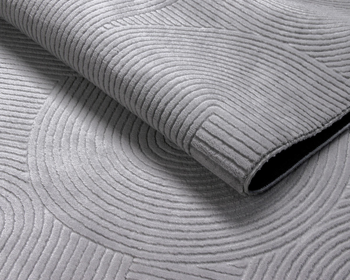 WEBTEPPICH 120/160 cm Stilo Grau  - Grau, KONVENTIONELL, Textil (120/160cm) - Novel