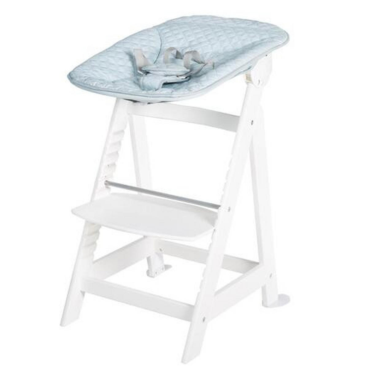 HOCHSTUHL roba Style Born Up Weiß, Hellblau  - Weiß/Hellblau, Basics, Holzwerkstoff/Textil (52/94/66,5cm) - Roba