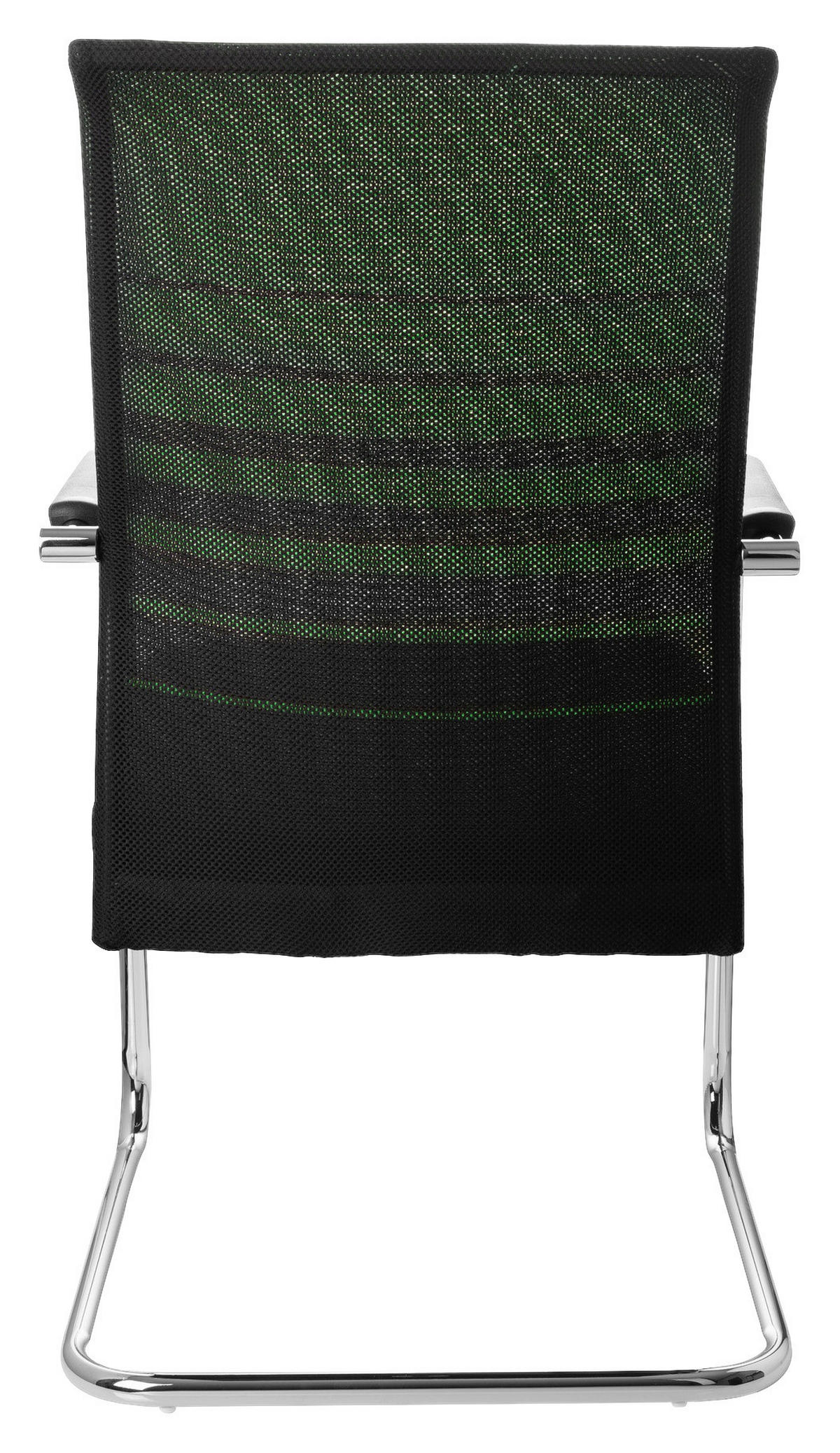 BESÖKSSTOL  i nätklädsel grön, svart  - grön/kromfärg, Modern, metall/textil (57/104/55cm) - MID.YOU