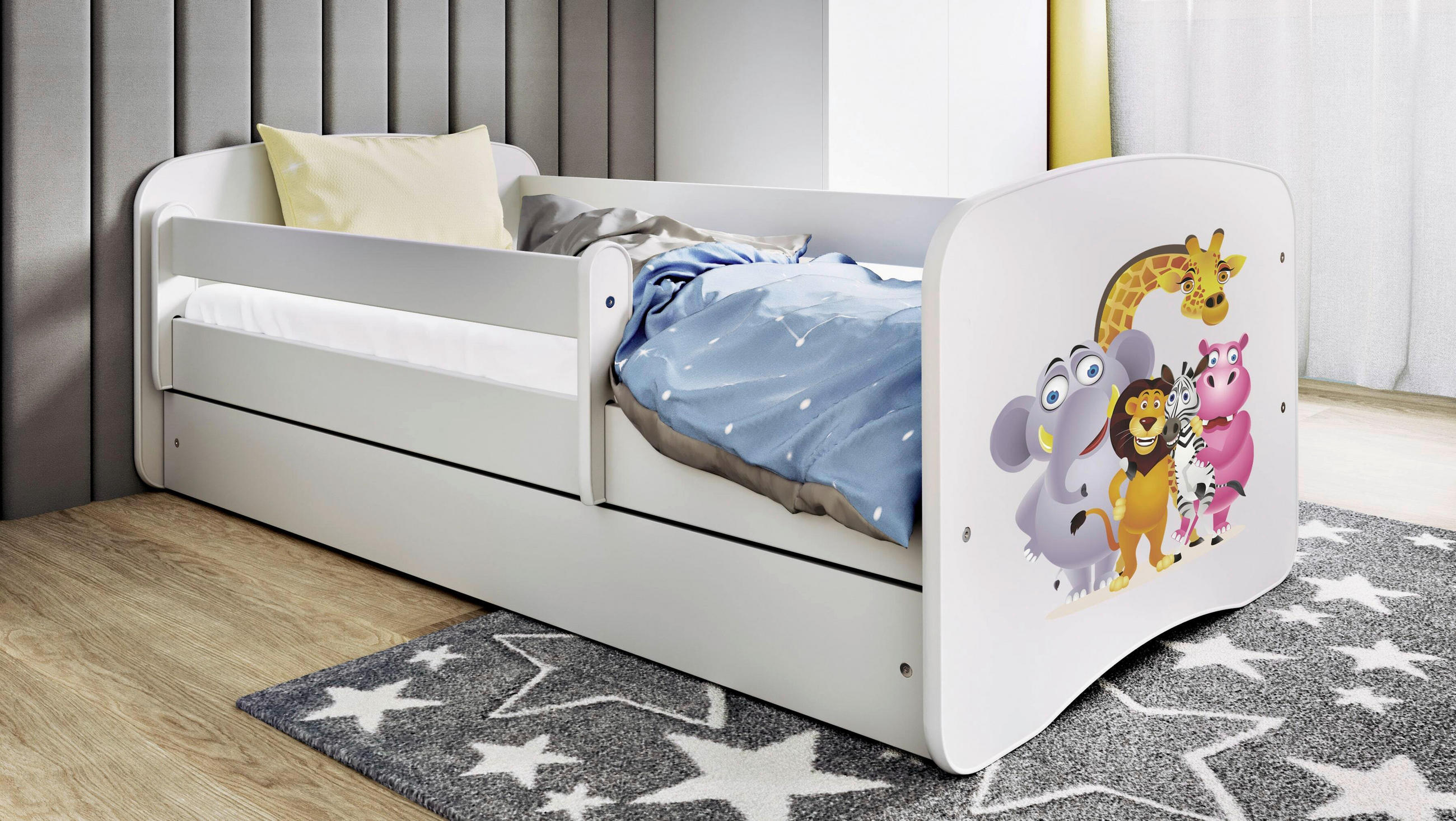 Mid.you Kinder-/Juniorbett Babydreams Weiß 80x160 cm