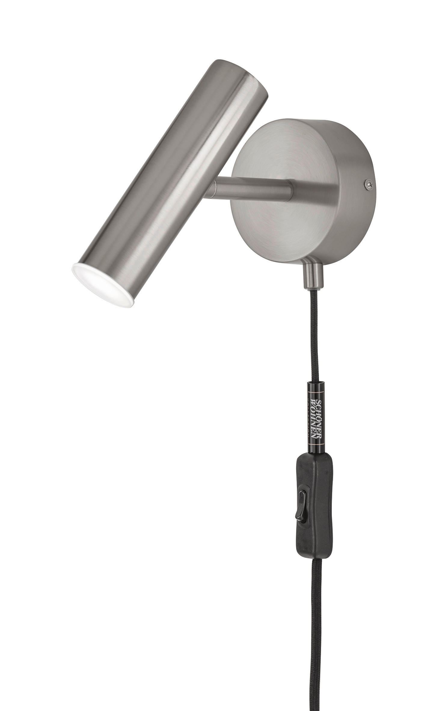 LED-WANDLEUCHTE Stina 10/17 cm   - Nickelfarben, Basics, Metall (10/17cm) - Schöner Wohnen