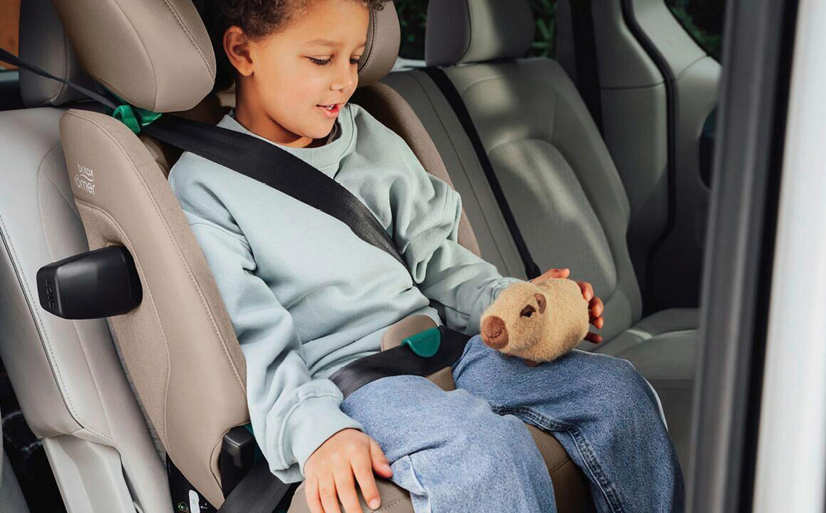 KINDERAUTOSITZ SAFEFIX Dusty Rose   - Altrosa, Basics, Kunststoff/Textil (44/69-83/48cm) - Britax Römer