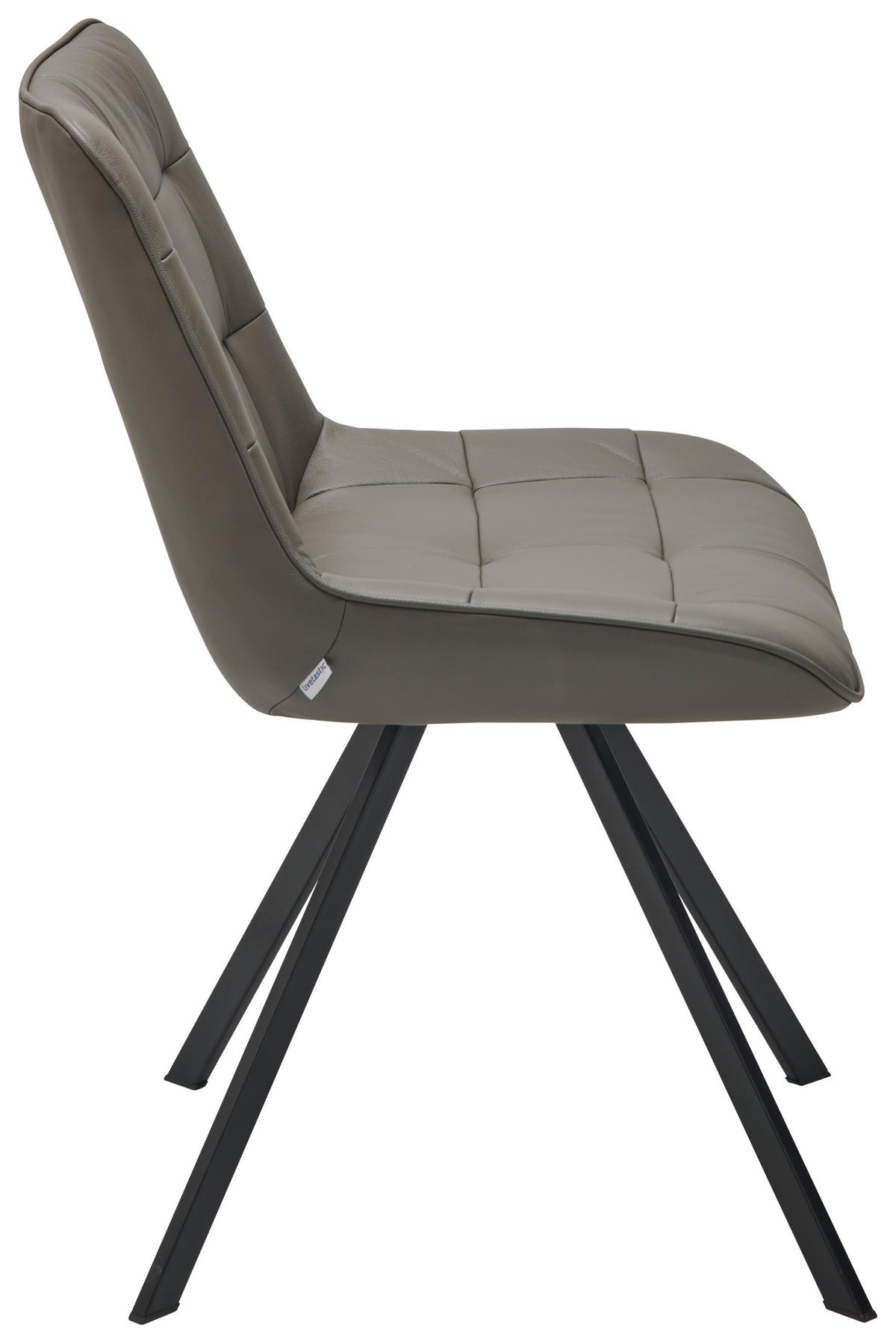 ŽIDLE, hnědá - černá/hnědá, Design, kov/kůže (56/86/60cm) - Livetastic