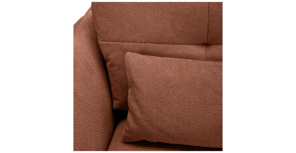 SESSEL in Webstoff Rostfarben  - Rostfarben/Schwarz, KONVENTIONELL, Textil/Metall (112/88/120cm) - Carryhome