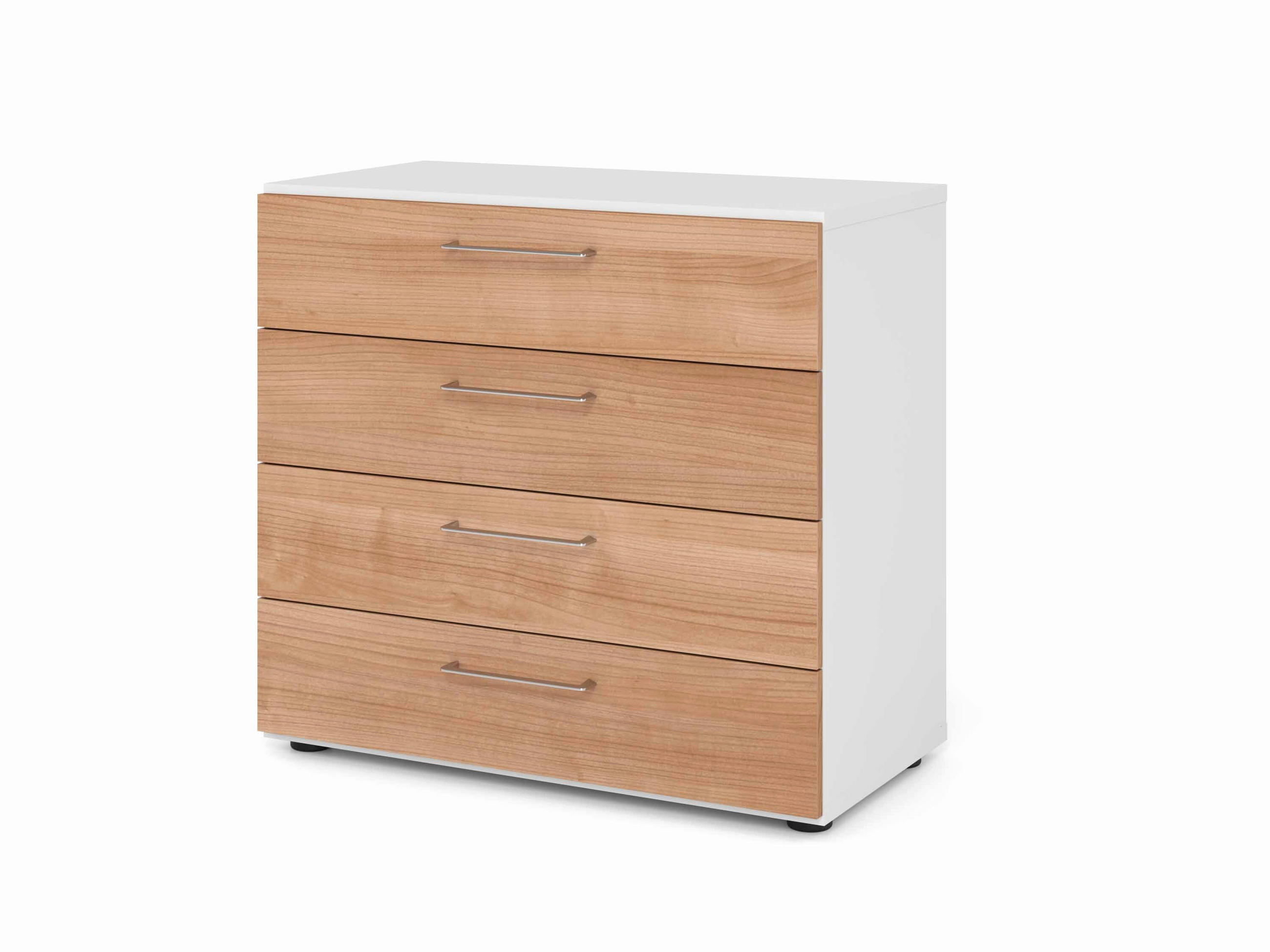 AKTENSCHRANK Weiß, Nussbaumfarben  - Nussbaumfarben/Weiß, Basics, Holzwerkstoff (80/74,8/41,7cm) - Venda