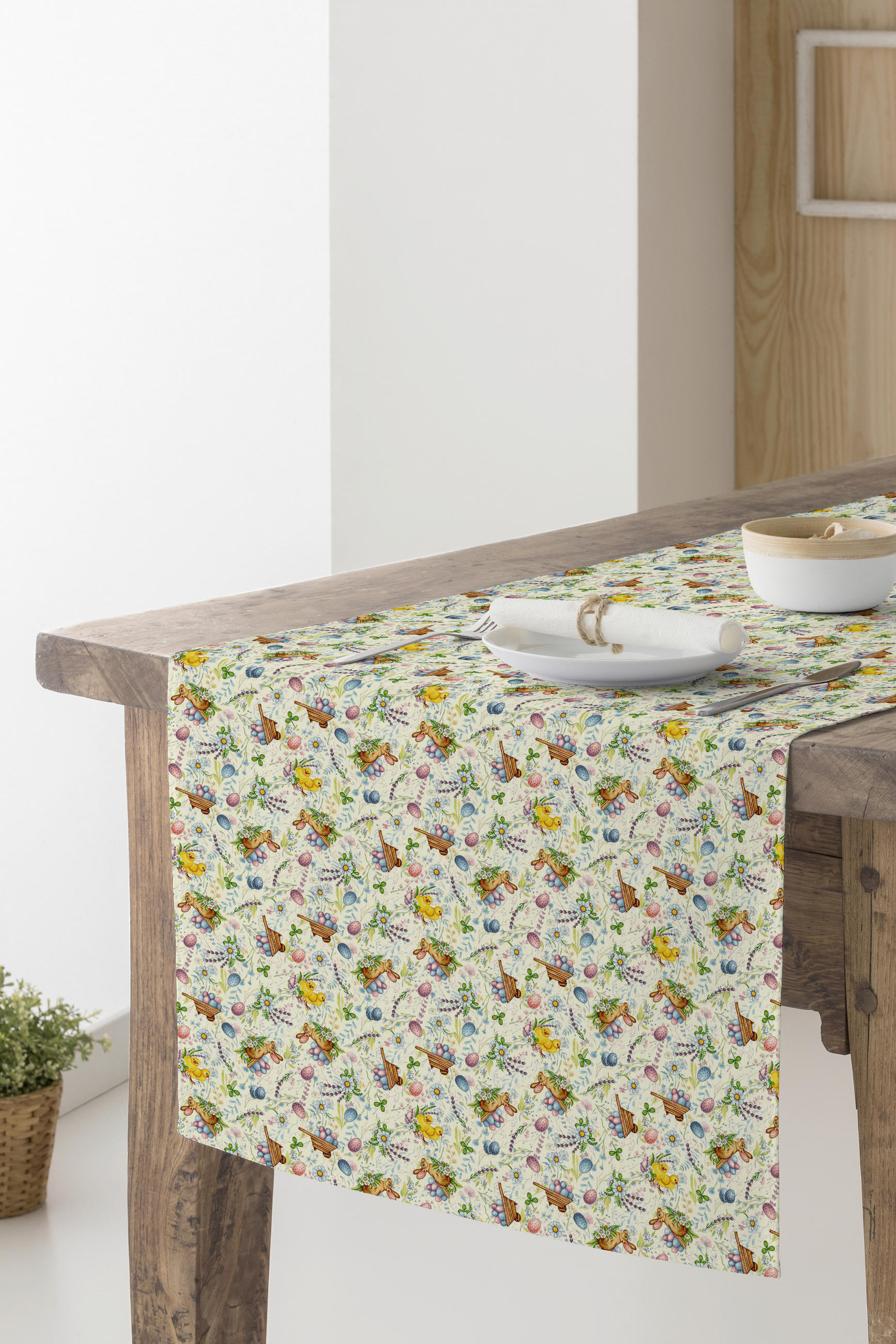 NADSTOLNJAK 50/180 cm    - višebojna, Osnovno, tekstil (50/180cm) - Novel