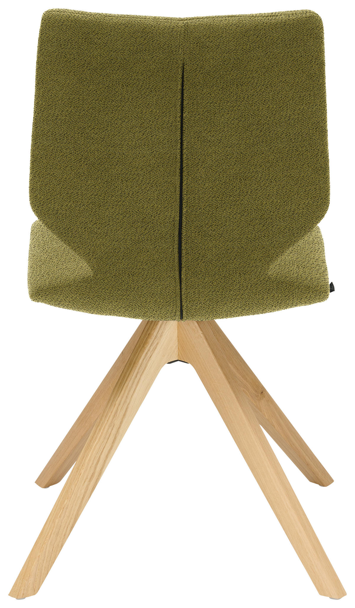 STUHL in Holz, Textil Eichefarben, Schilfgrün  - Schilfgrün/Eichefarben, Design, Holz/Textil (50/92/64cm) - Venjakob