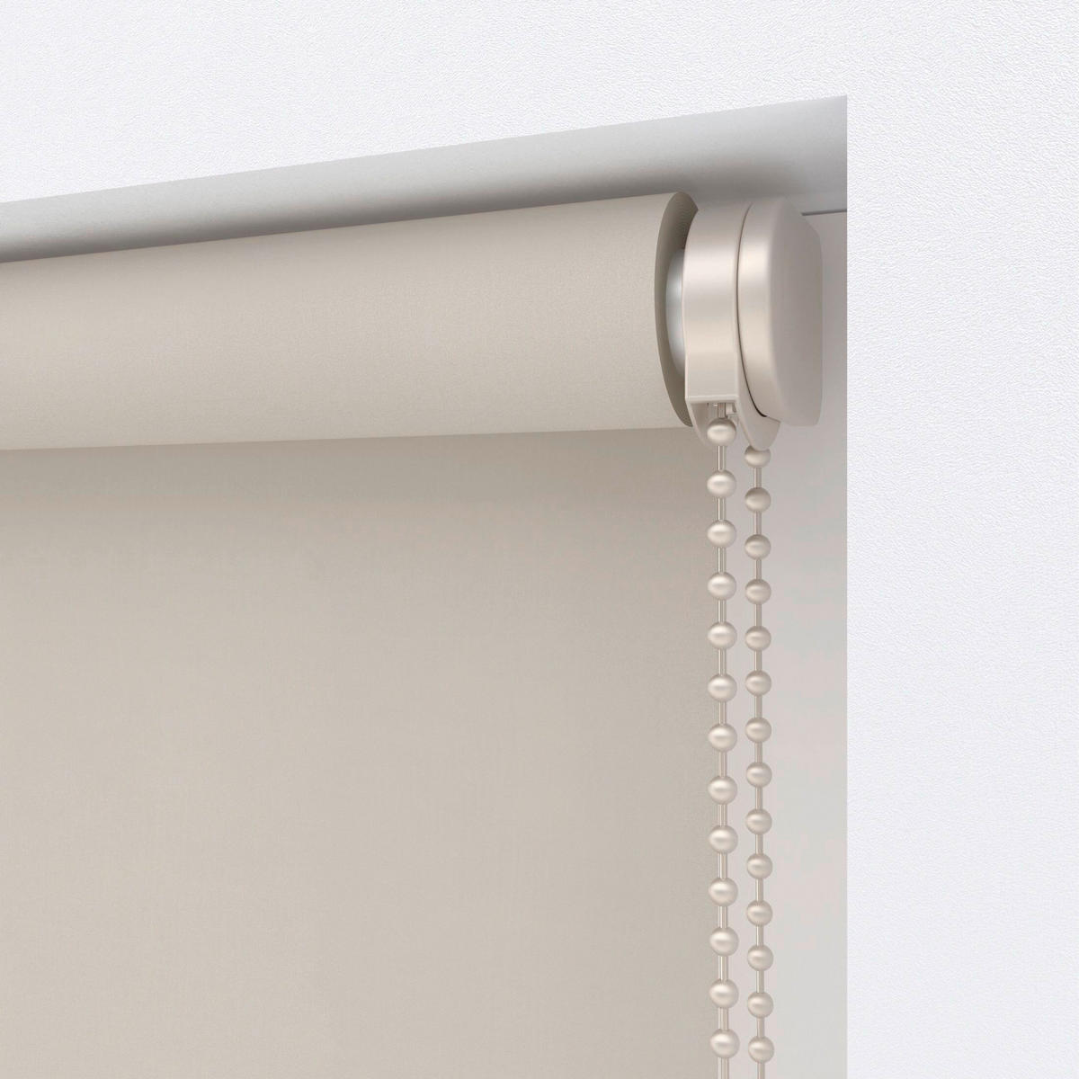 VERDUNKELUNGSROLLO  - Creme, Basics, Textil (130/190cm)