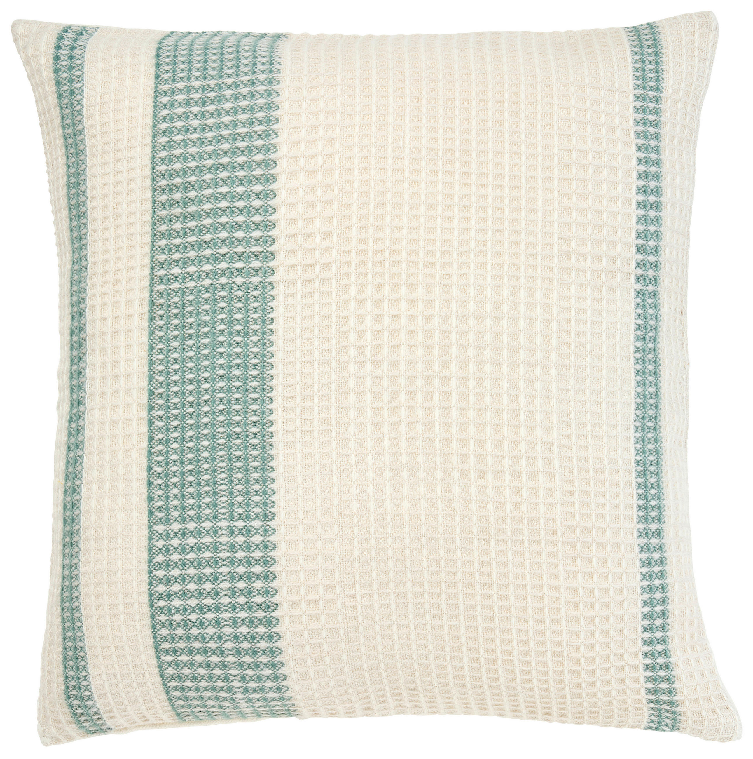 DEKORAČNÍ POLŠTÁŘ 50/50 cm - krémová/zelená, Konvenční, textil (50/50cm) - Esposa
