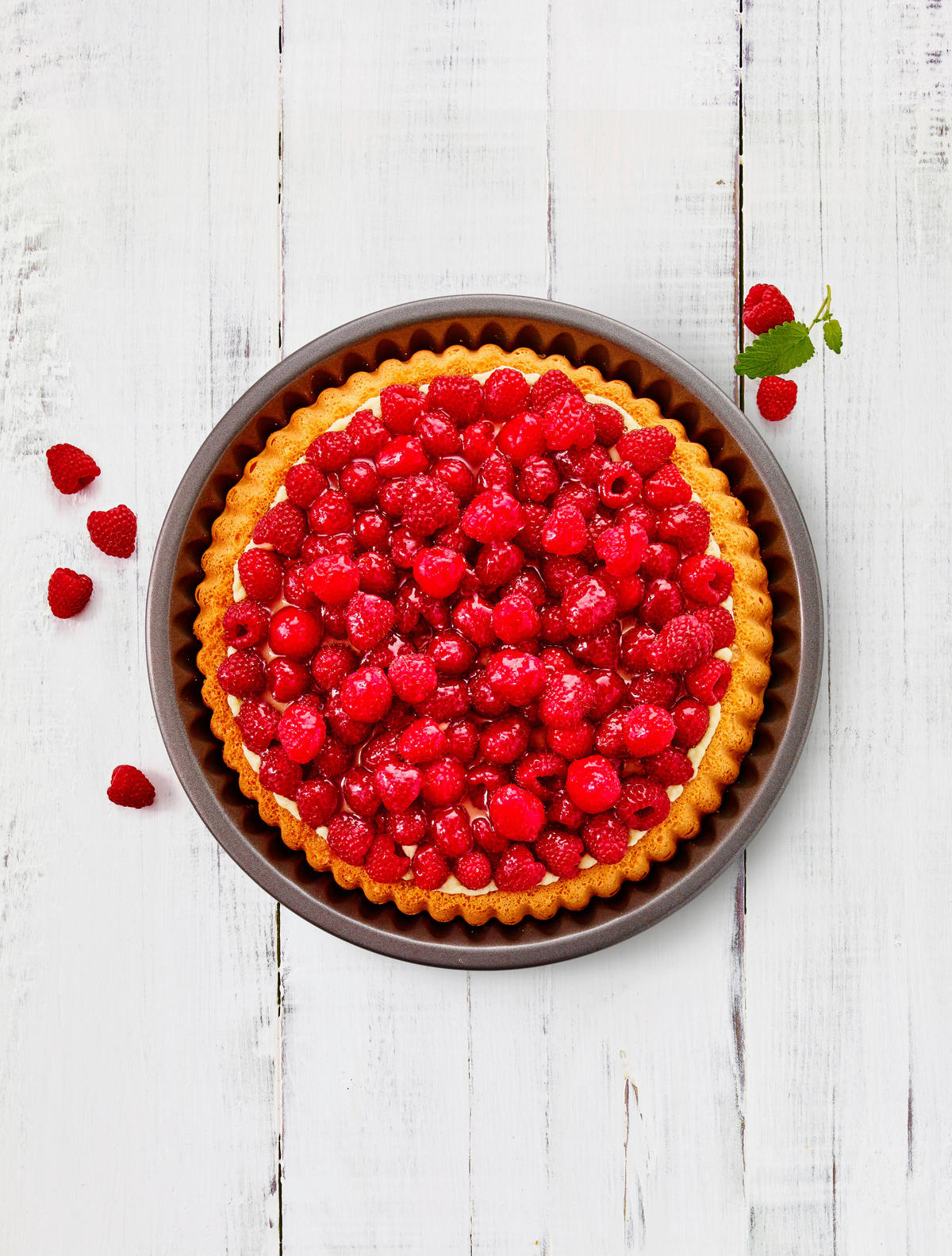 OBSTKUCHENFORM  - Anthrazit, Basics, Metall (30cm) - Birkmann