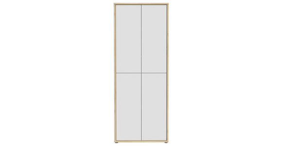 SCHUHSCHRANK 74,5/191,9/34,9 cm - Hellgrau/Eiche Artisan, MODERN, Holzwerkstoff/Kunststoff (74,5/191,9/34,9cm) - Xora