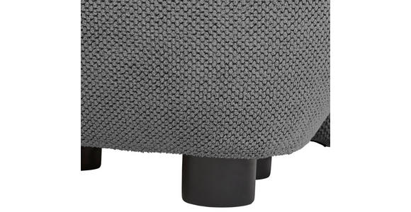 ECKSOFA  in Webstoff Dunkelgrau  175/265 cm  - Dunkelgrau/Schwarz, MODERN, Kunststoff/Textil (175/265cm) - Carryhome