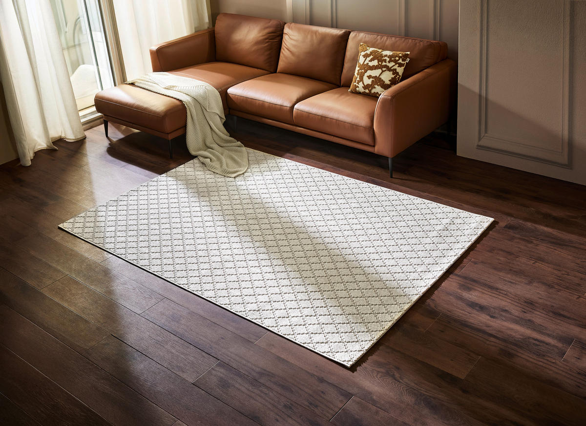 WEBTEPPICH 160/230 cm Creme  - Creme, Design, Textil (160/230cm) - Novel