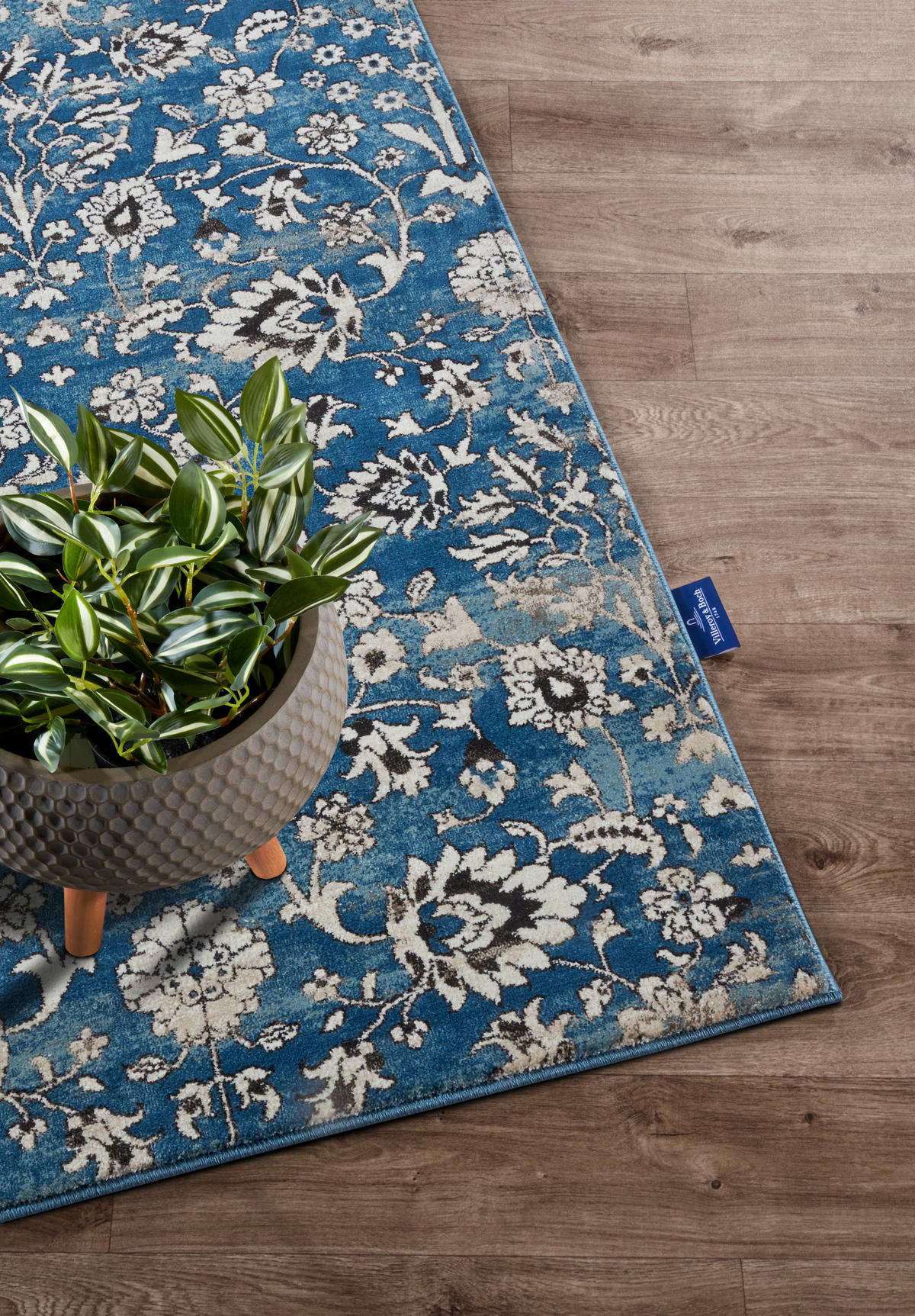 LÄUFER 80/240 cm Kollektion 1869 Blau, Creme  - Blau/Creme, Design, Kunststoff/Textil (80/240cm) - Villeroy & Boch