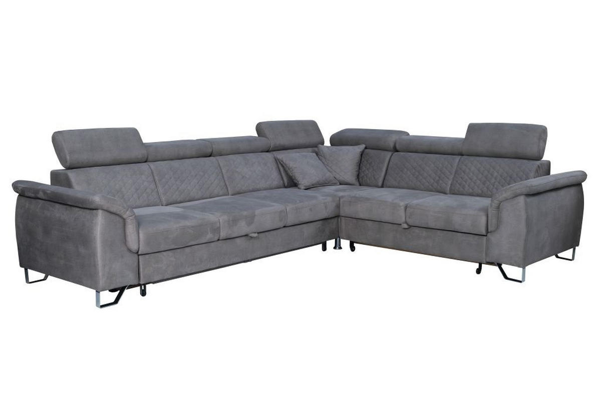 SJEDEĆA GARNITURA drvo  tamno siva   - tamno siva, Moderno, drvo (305/95/250cm) - Ti'me