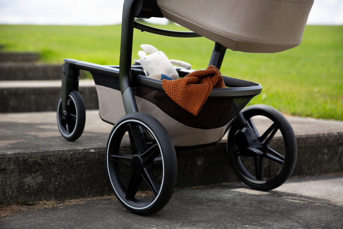 KINDERWAGEN Day 5  - Grau/Grün, Basics, Textil/Metall (94/60/113cm) - Joolz