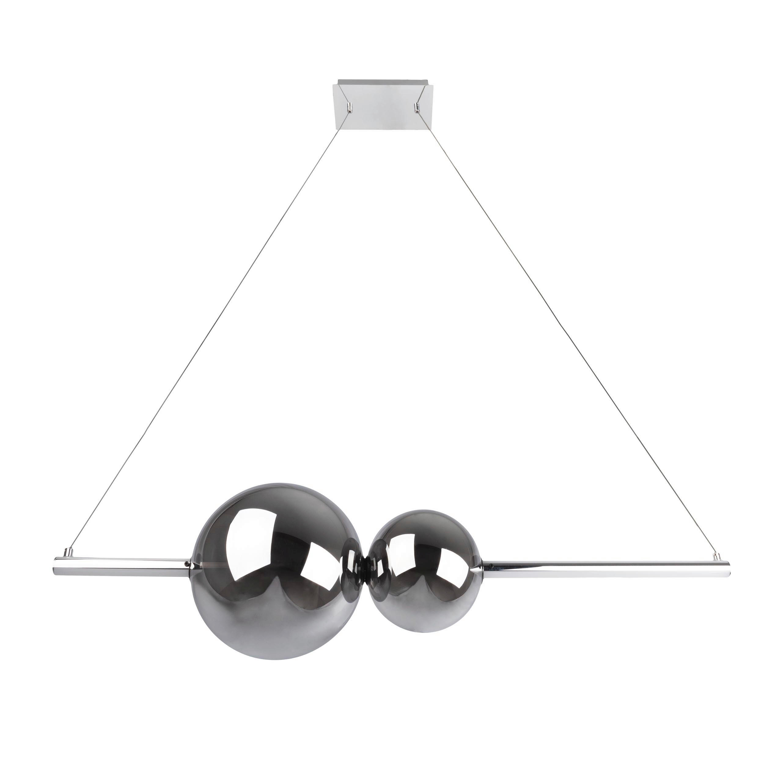 LED-PENDELLEUCHTE 105,3/25/150 cm  - Design, Glas/Metall (105,3/25/150cm) - Näve