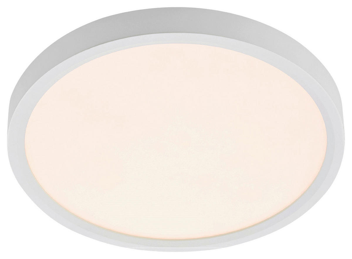 DECKENLEUCHTE  23/3,5 cm    - Weiß, Basics, Kunststoff (23/3,5cm) - Markslöjd