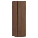 MIDISCHRANK 35/125/37 cm  - Nussbaumfarben/Bronzefarben, Design, Glas/Holz (35/125/37cm) - Dieter Knoll