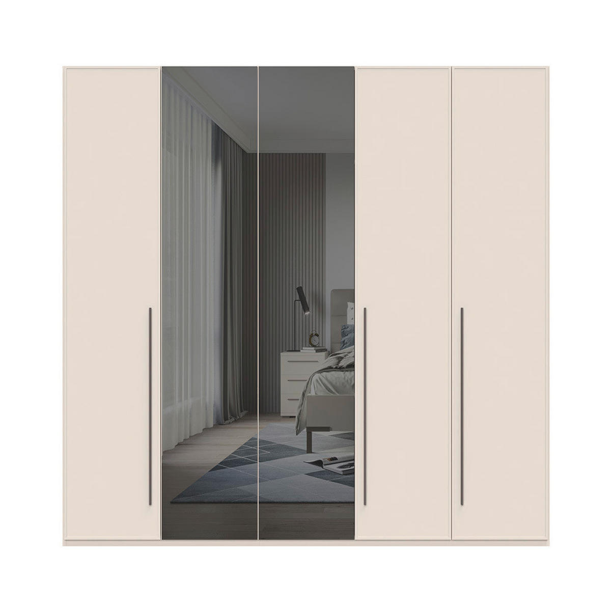 ORMAR SA KLASIČNIM VRATIMA   - kašmir, Dizajnerski, pločasti materijal/plastika (227/224/56cm)