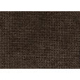 WOHNLANDSCHAFT in Mikrofaser Braun  - Chromfarben/Braun, Design, Kunststoff/Textil (204/350/211cm) - Xora