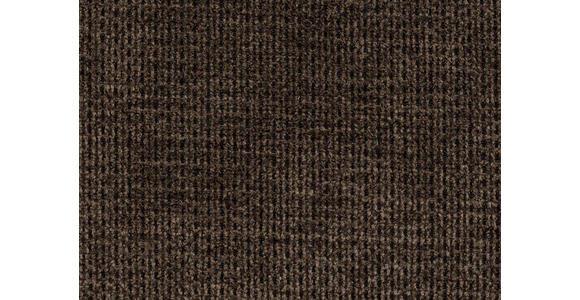 WOHNLANDSCHAFT in Mikrofaser Braun  - Chromfarben/Braun, Design, Kunststoff/Textil (204/350/211cm) - Xora