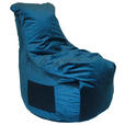 SITZSACK Samt Dunkelblau 270 L  - Dunkelblau, Design, Textil (85/100/85cm) - Carryhome