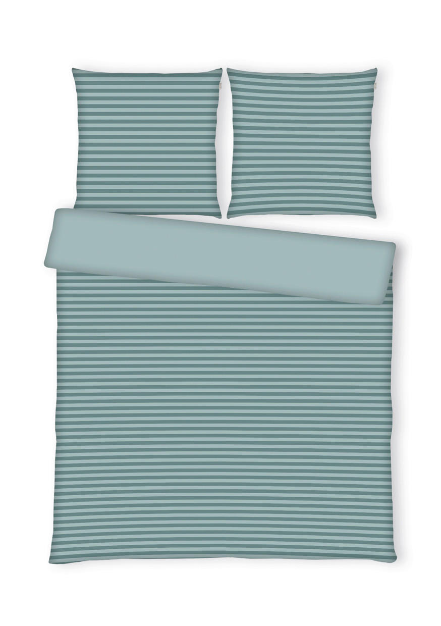 WENDEBETTWÄSCHE 3-teilig Renforcé 200/220 cm  - Salbeigrün, Basics, Textil (200/220cm) - Tom Tailor