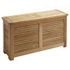 TRUHE Holz Teakholz vollmassiv  - Teakfarben, ROMANTIK / LANDHAUS, Holz (90/48/30cm) - MID.YOU