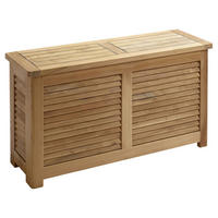 TRUHE Holz Teakholz vollmassiv  - Teakfarben, ROMANTIK / LANDHAUS, Holz (90/48/30cm) - MID.YOU