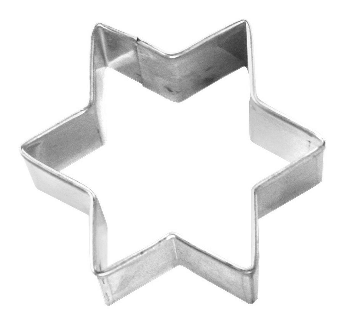 KEKSAUSSTECHFORM - Edelstahlfarben, Basics, Metall (8/8/2cm) - Birkmann