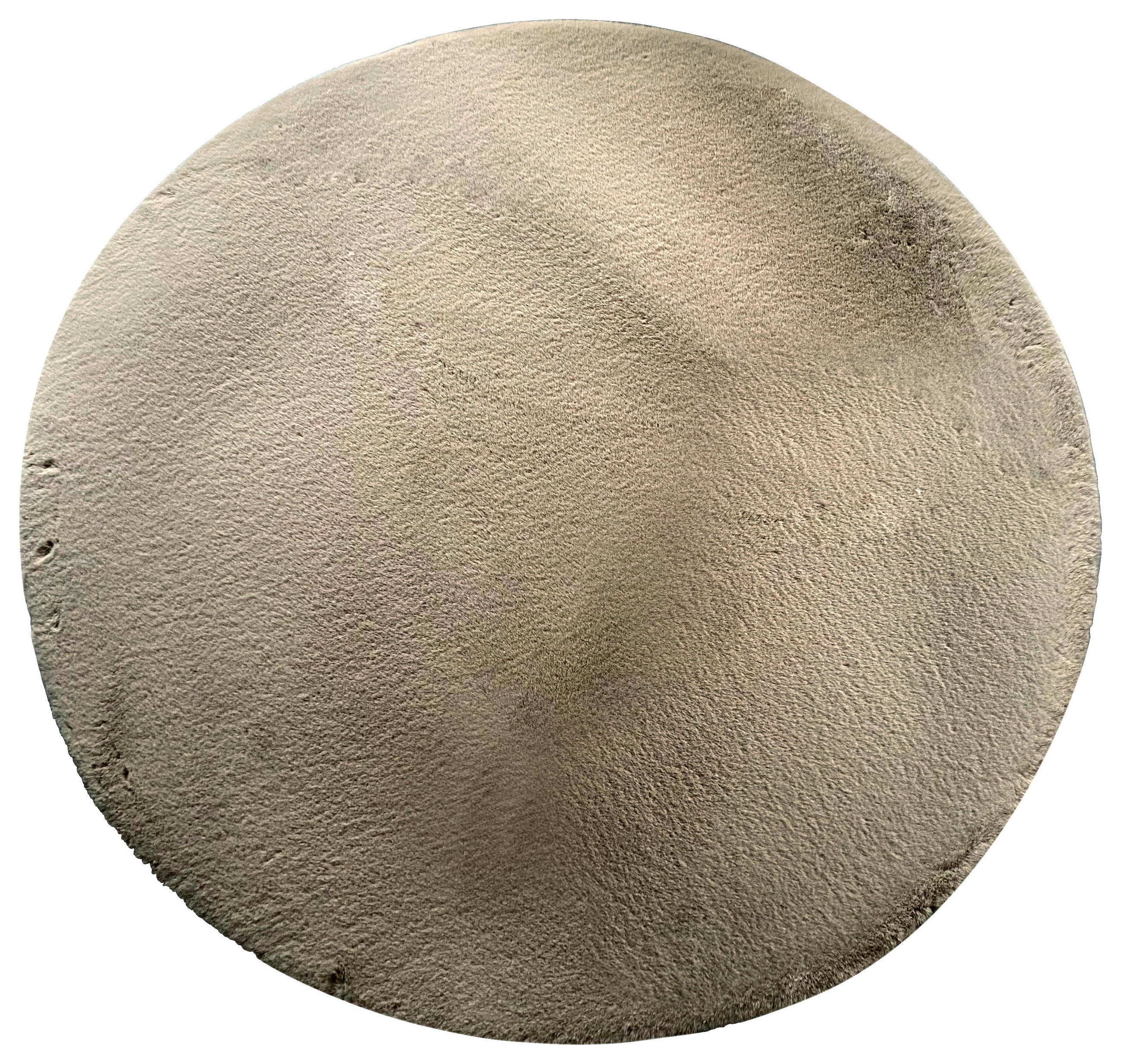 KOBEREC S VYSOKÝM VLASOM, 120 cm, taupe - taupe, Basics, textil (120cm)