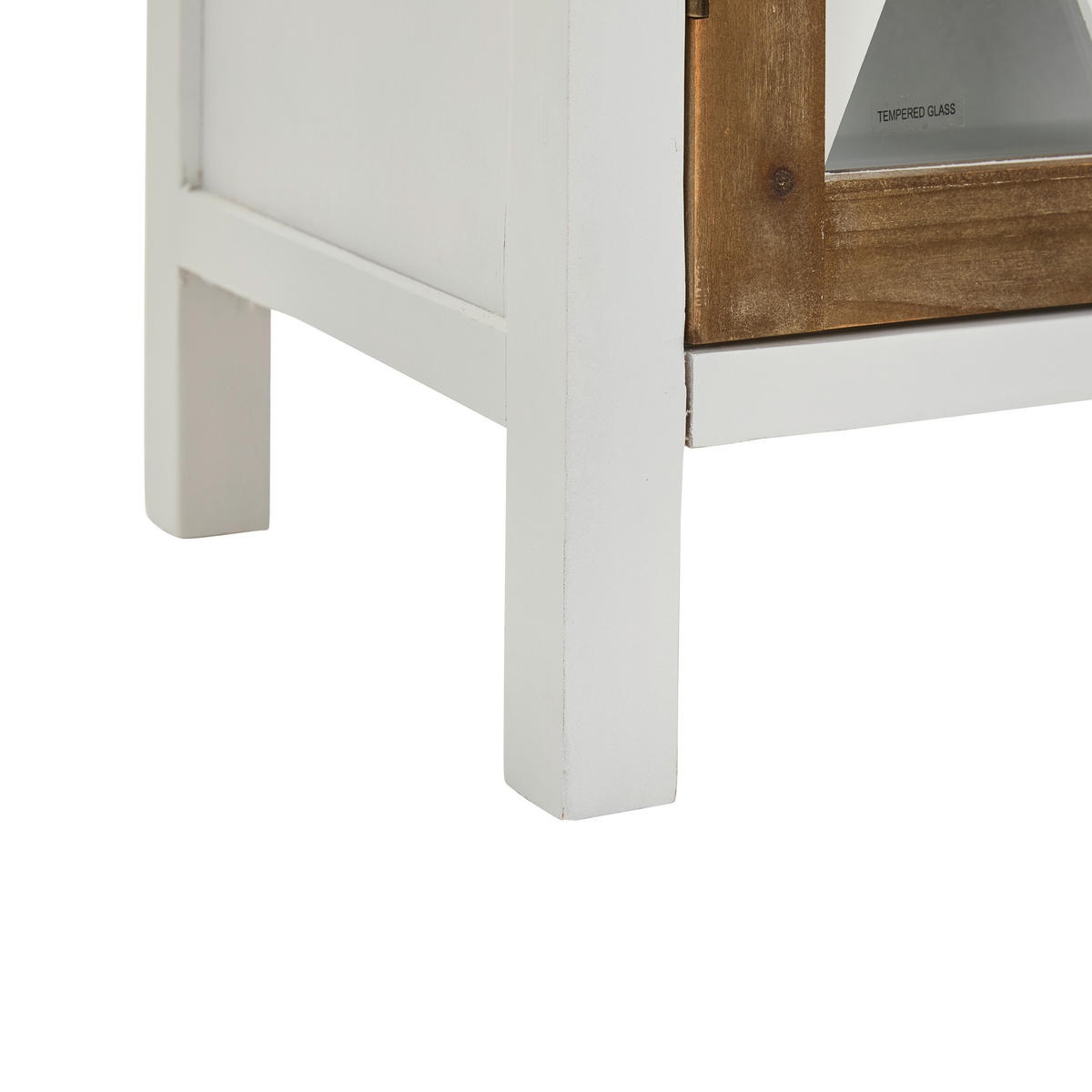 SIDEBOARD  in 148/85/35 cm  - Klar/Schwarz, KONVENTIONELL, Glas/Holz (148/85/35cm) - Livetastic