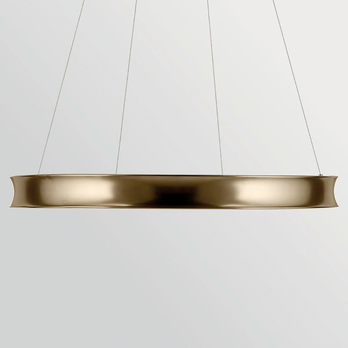 LED-HÄNGELEUCHTE Kichler 95/100,3 cm  - Champagner, Design, Metall (95/100,3cm) - Elstead Lighting