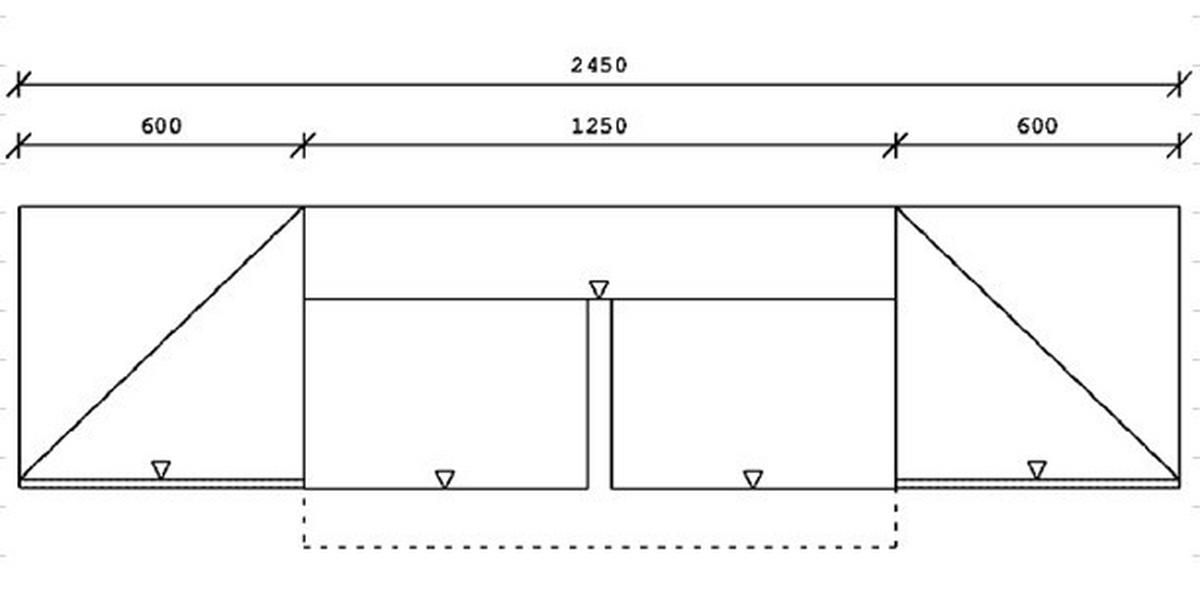 HAUSWIRTSCHAFTSRAUM  in Hellgrau  - Eichefarben/Hellgrau, Basics, Holzwerkstoff (245cm) - Impuls