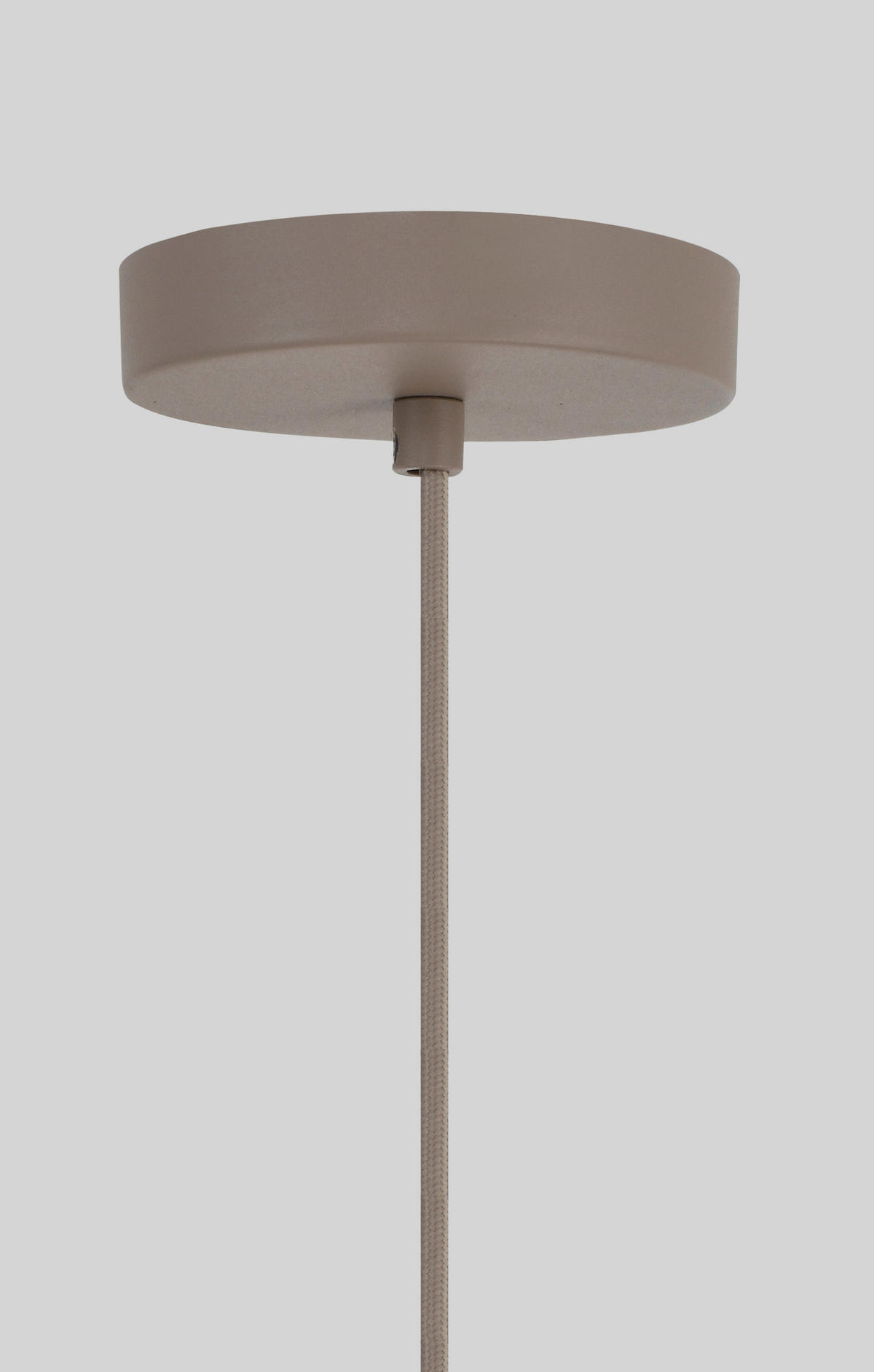 PENDELLEUCHTE Montpellier 55/150/49 cm  - Sandfarben/Weiß, Design, Kunststoff/Metall (55/150/49cm)