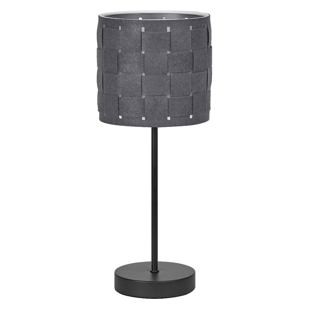 TISCHLEUCHTE 16/40.5 cm   - Dunkelgrau, Basics, Naturmaterialien/Metall (16/40.5cm) - Osram